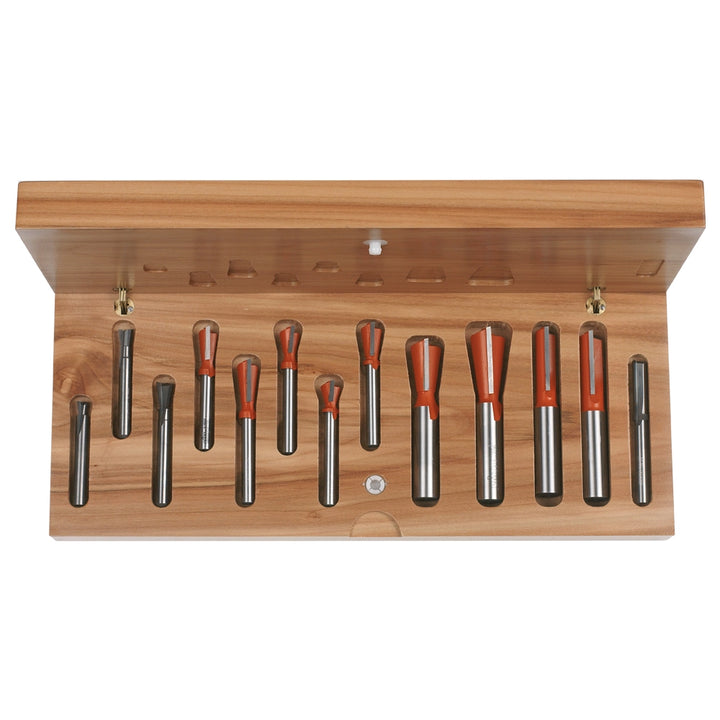 CMT Orange Tool 800.519.11 13-PIECE DOVETAIL & STRAIGHT ROUTER BIT SET