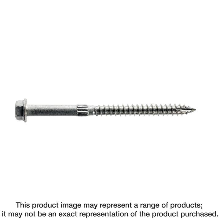 Simpson SDS25112SS-RP5 Strong-Drive SDS HEAVY-DUTY CONNECTOR Screw — 1/4 in. x 1-1/2 in. Type 316 5-Qty