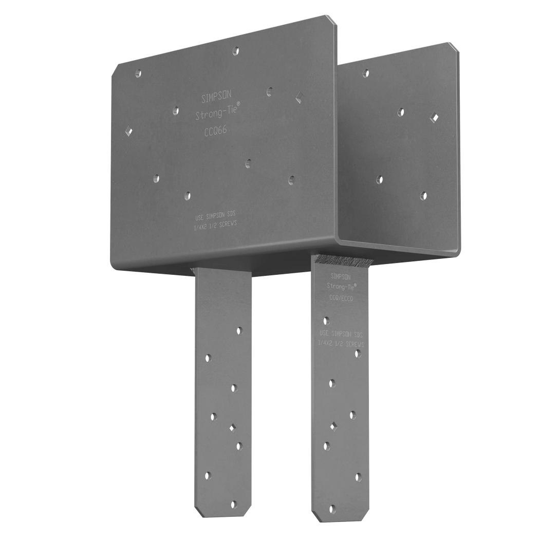 Simpson CCQ66SDS2.5 CCQ Column Cap for 6x Beam, 6x Post with Strong-Drive SDS Screws