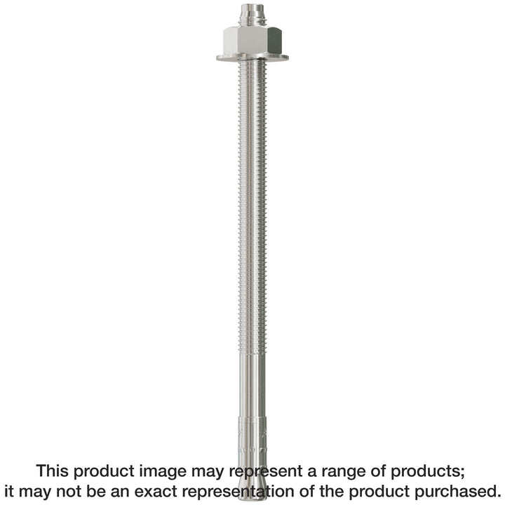 Simpson STB2-508124SS Strong-Bolt 2 — 1/2 in. x 8-1/2 in. Type 304 Stainless-Steel Wedge Anchor 25-Qty