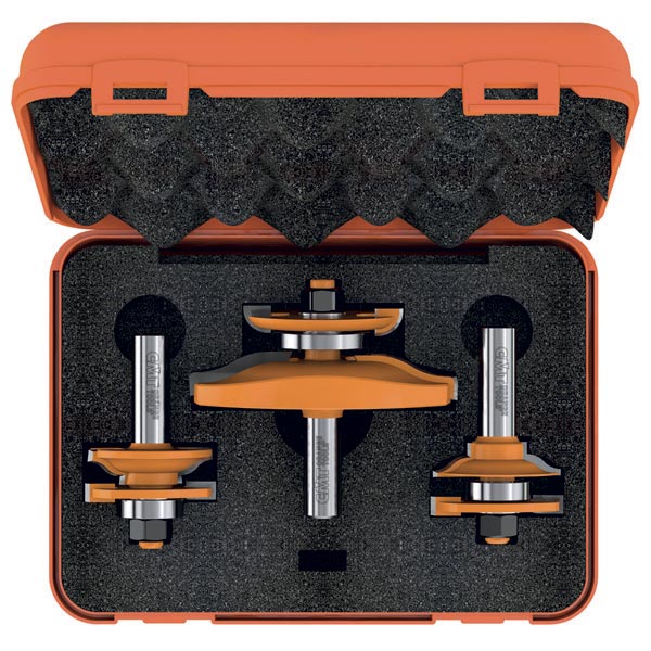 CMT Orange Tool 800.517.11 3-PIECE COVE RAISED PANEL SET