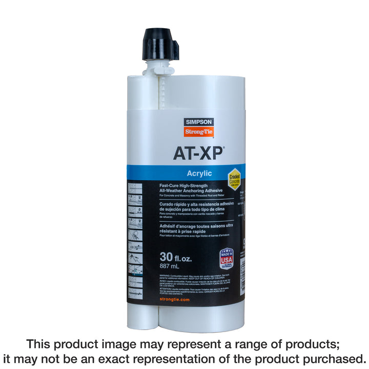 Simpson AT-XP30 AT-XP 30-oz. High-Strength Acrylic Anchoring Adhesive Cartridge w/ Nozzle