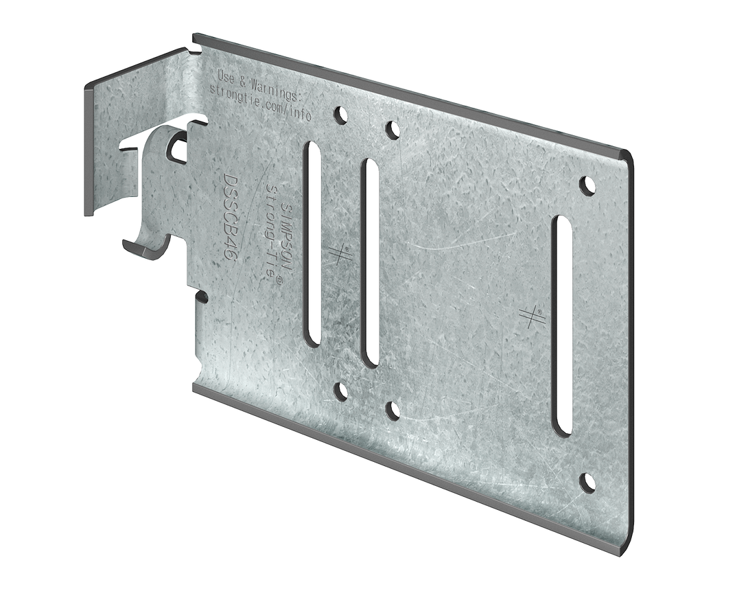 Simpson DSSCB43.5-KT25 DSSCB 4 in. x 3-1/2 in. Bypass Framing Drift Strut Connector w/ Screws 25-Qty