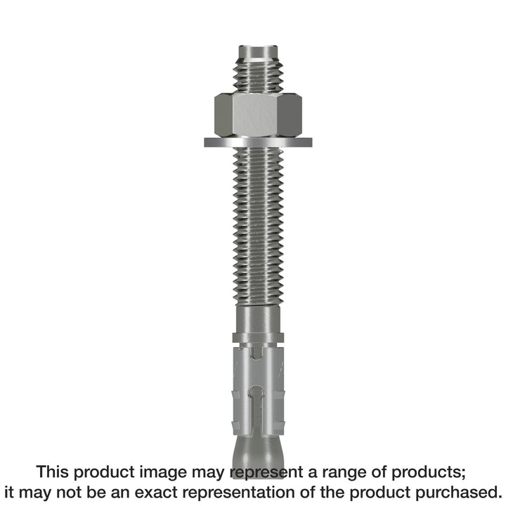 Simpson STB2-504146SS Strong-Bolt 2 — 1/2 in. x 4-1/4 in. Type 316 Stainless-Steel Wedge Anchor 25-Qty