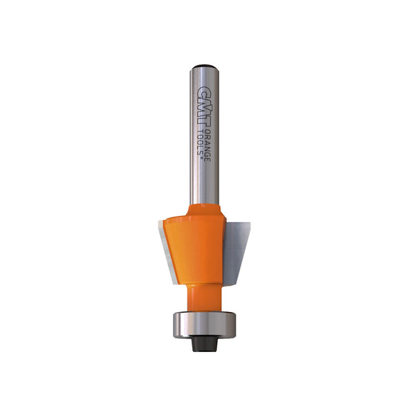 CMT Orange Tools 809.016.11 NON-BLOCKING COMBINATION TRIMMER BIT D=47/64”x7/16”  A=15°  S=1/4”