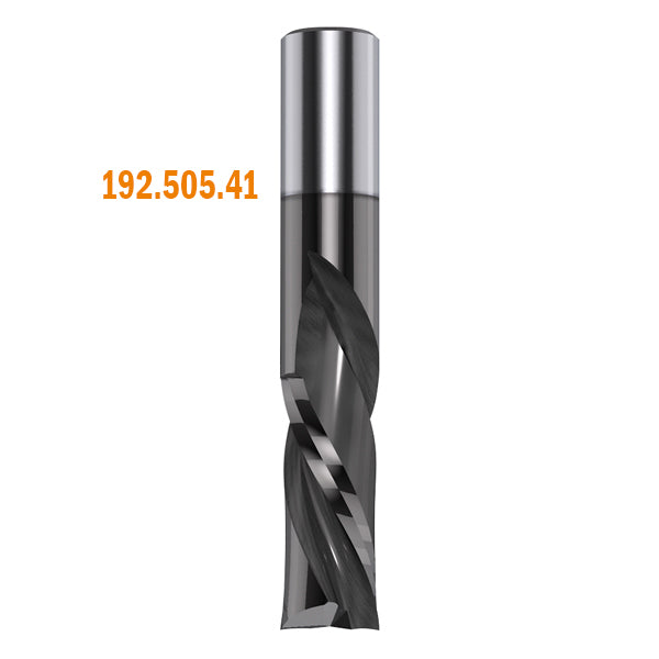 CMT Orange Tools 192.007.41 SOLID CARBIDE DOWNCUT SPIRAL BIT D=1/4”x3/4”x2” RH (DLCS)