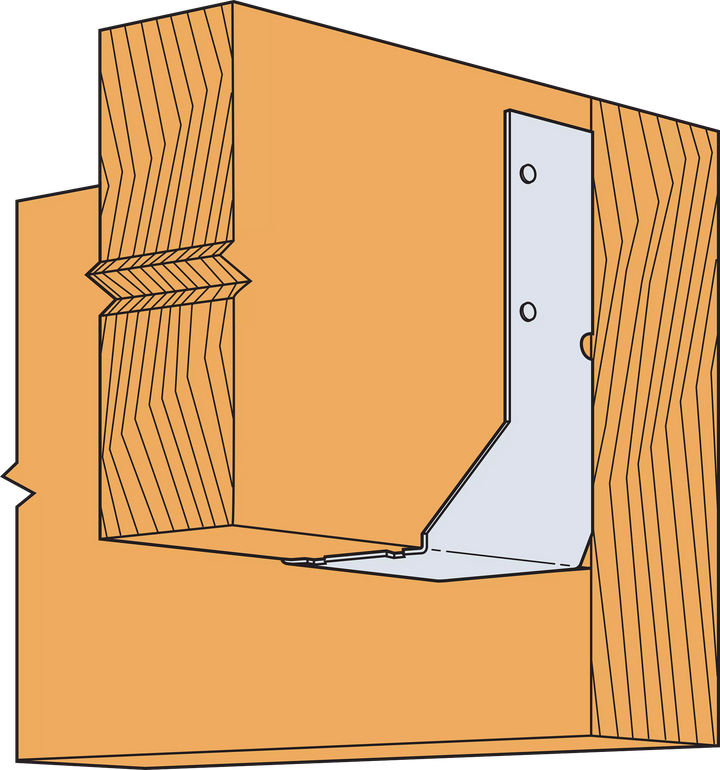 Simpson LUC210SS LUC Stainless-Steel Face-Mount Concealed-Flange Joist Hanger for 2x10