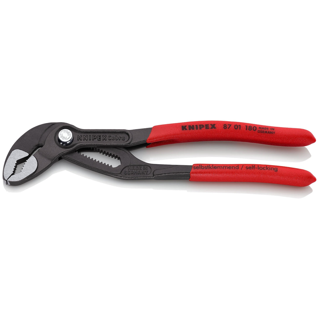 Knipex 87 01 180 7 1/4" Cobra Water Pump Pliers