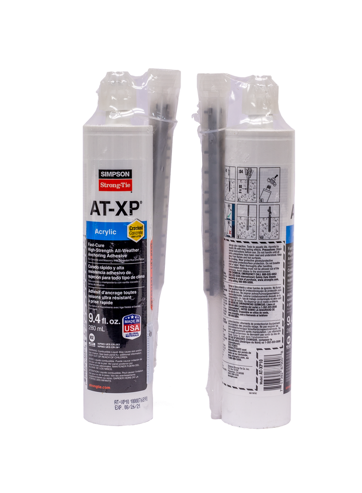 Simpson AT-XP10 AT-XP 9.4-oz. High-Strength Acrylic Anchoring Adhesive Cartridge w/ Nozzle