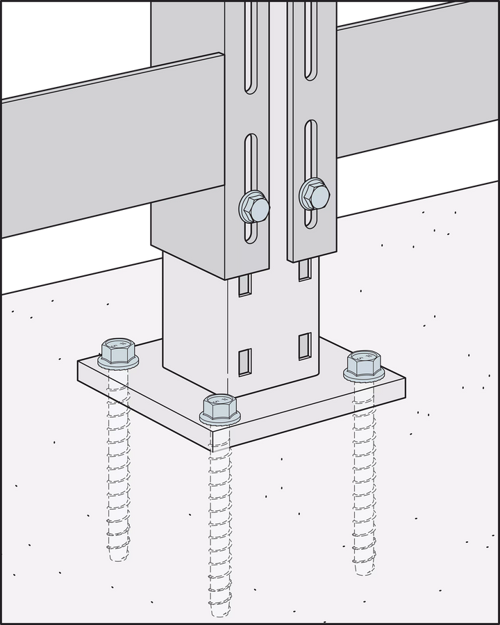 Simpson THD50500HC20 Titen HD 1/2 in. x 5 in. Heavy-Duty Screw Anchor 20-Qty