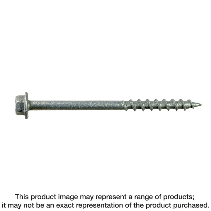 Simpson SD9212MB Strong-Drive SD CONNECTOR Screw — #9 x 2-1/2 in. 1/4-Hex Drive, Mech. Galv. 2000-Qty