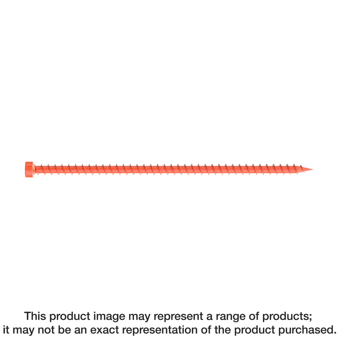 Simpson SDWC15600-KT Strong-Drive SDWC TRUSS Screw — .155 in. x 6 in. T30 Clear-Zinc Coat, Orange 50-Qty