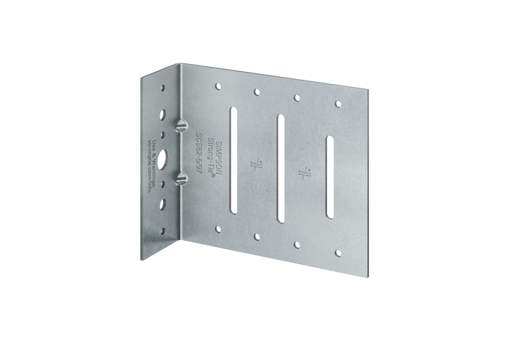 Simpson SCS32-5/97-KT25 SCS 2 in. x 3-1/2 in. x 5 in. 12-Gauge Seismic Bypass Framing Slide Clip w/ Screws 25-Qty