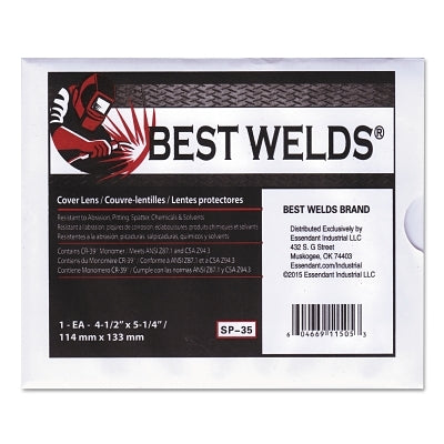 Best Welds SP35 BW 4 1/2X 5 1/4 70% CR-39 COVER LENS