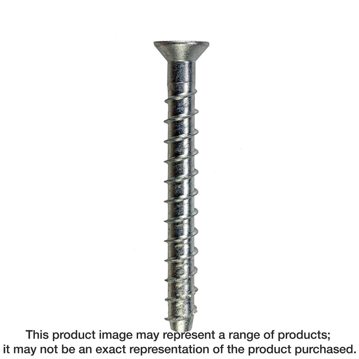 Simpson THDC25400CS6SS Titen HD 1/4 in. x 4 in. Type 316 SS Countersunk Head Heavy-Duty Screw Anchor 25-Qty