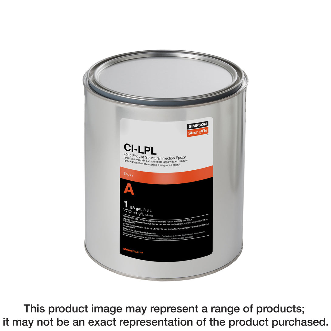 Simpson CILPL1A CI-LPL Long Pot Life Structural Injection Epoxy Resin 1 gal.