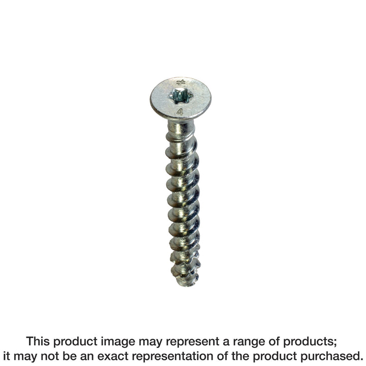 Simpson THDB25178CS Titen HD 1/4 in. x 1-7/8 in. Zinc-Plated Countersunk Head Heavy-Duty Screw Anchor 100-Qty