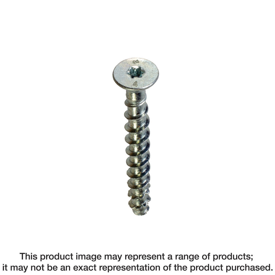 Simpson THDB25234CS Titen HD 1/4 in. x 2-3/4 in. Zinc-Plated Countersunk Head Heavy-Duty Screw Anchor 50-Qty