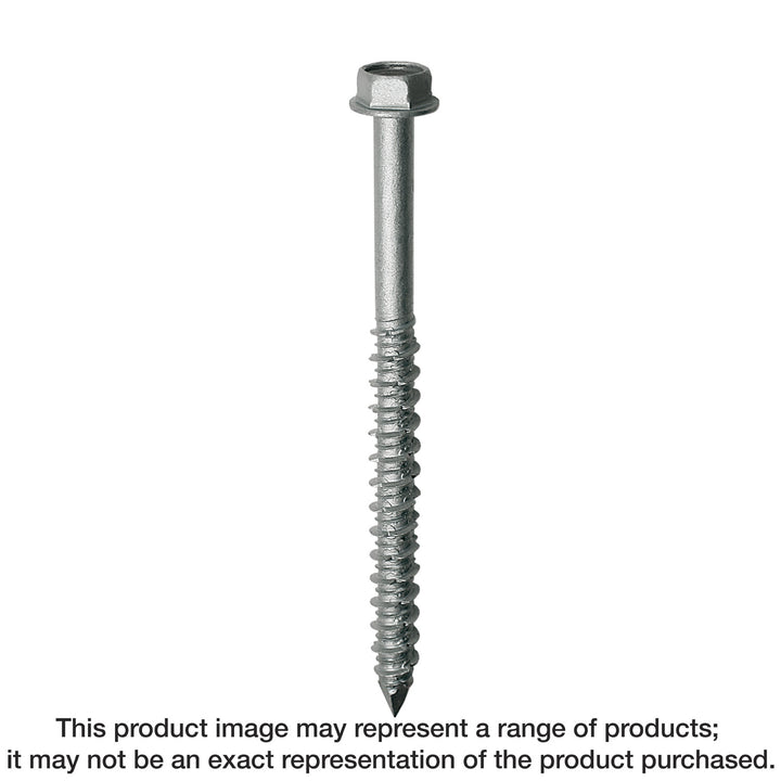 Simpson TTN25114HSS Titen 1/4 in. x 1-1/4 in. Hex-Head Stainless-Steel Concrete and Masonry Screw 100-Qty