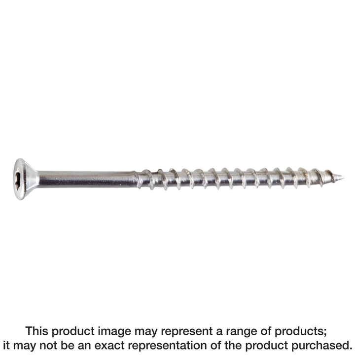 Simpson S12250WP5 Strong-Drive DWP WOOD SS Screw — #12 x 2-1/2 in. T27, Flat Head, Type 305 5 lb.