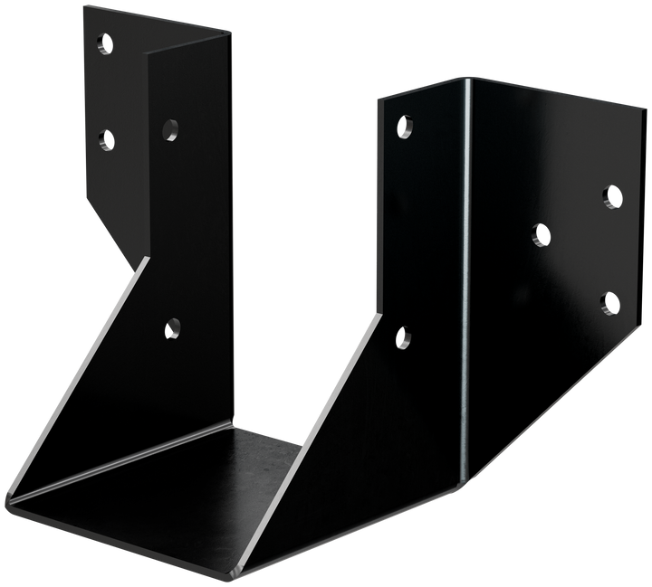 Simpson OHU46-SDS3 OHU Black Powder-Coated Ornamental Joist Hanger for 4x6 with Strong-Drive SDS Screws