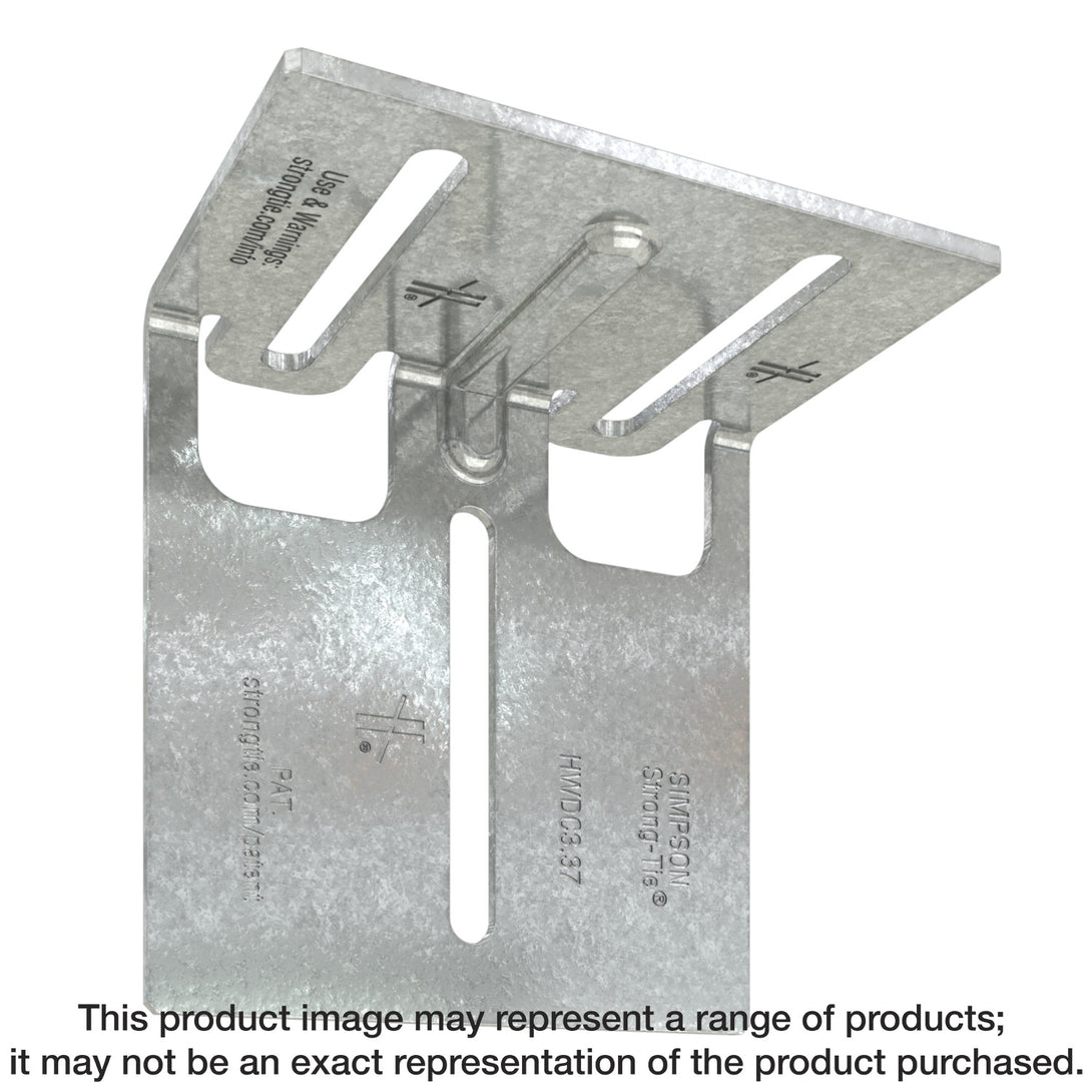 Simpson HWDC3.37-KT25 HWDC 3-3/8 in. Head-of-Wall Drift-Clip Connector 25-Qty