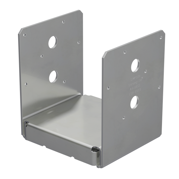 Simpson ABU66SS ABU Stainless-Steel Adjustable Post Base for 6x6