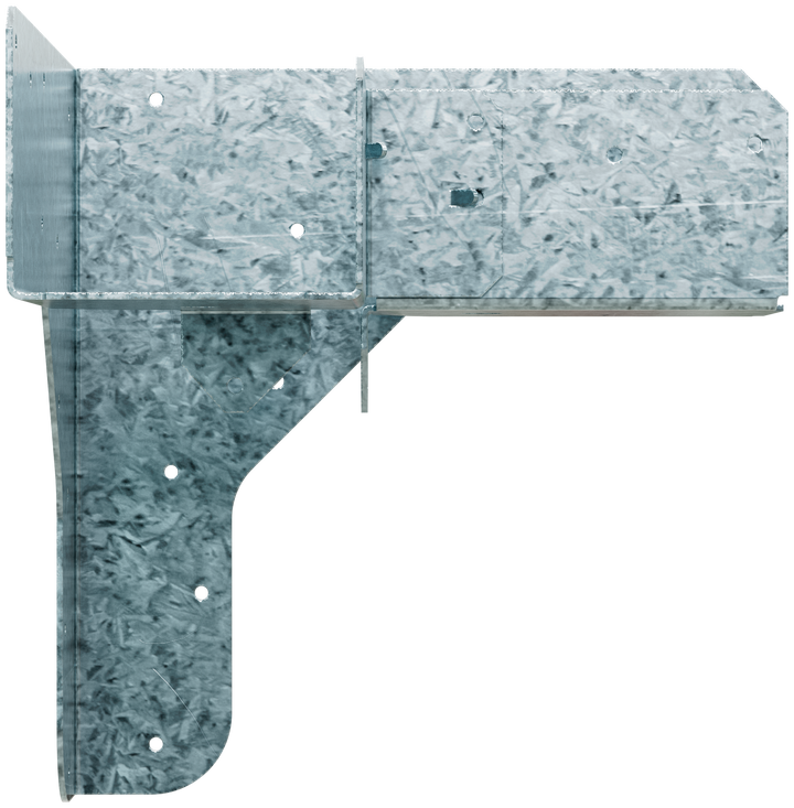 Simpson RTC44 RTC 14-Gauge ZMAX Galvanized Rigid Tie Corner for 4x, 4x4 Post