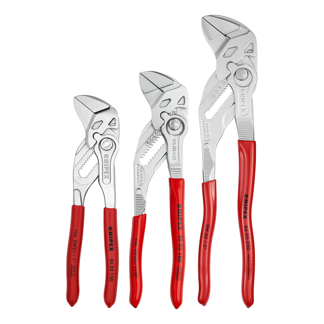 Knipex 9K 00 80 45 US 3 Pc Pliers Wrench Set