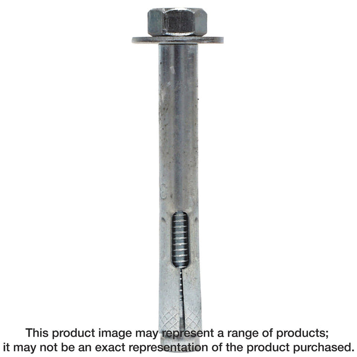 Simpson SL50400HSS Sleeve-All 1/2 in. x 4 in. Hex-Head Stainless-Steel Sleeve Anchor 25-Qty