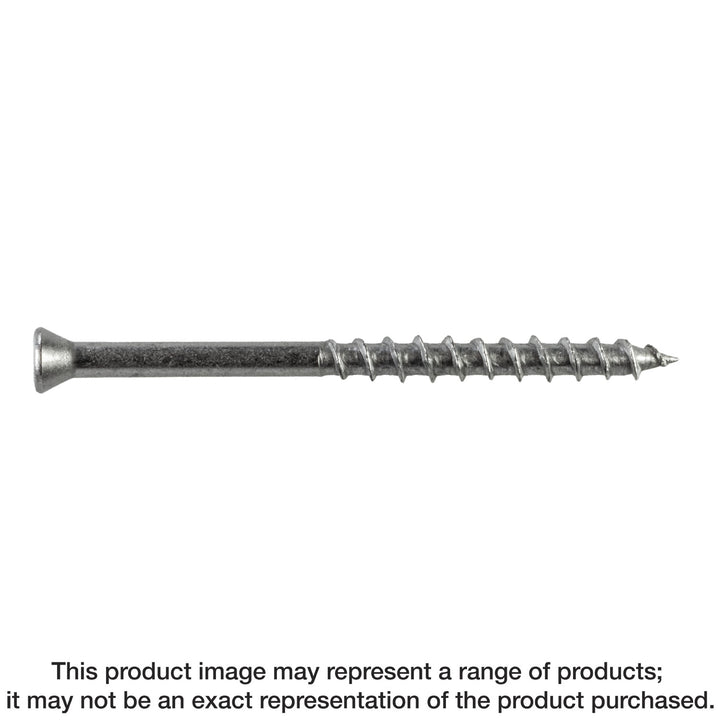 Simpson S07225WP1 Deck-Drive DWP WOOD SS Screw — #7 x 2-1/4 in. T-15, Trim Head, Type 305 1 lb.