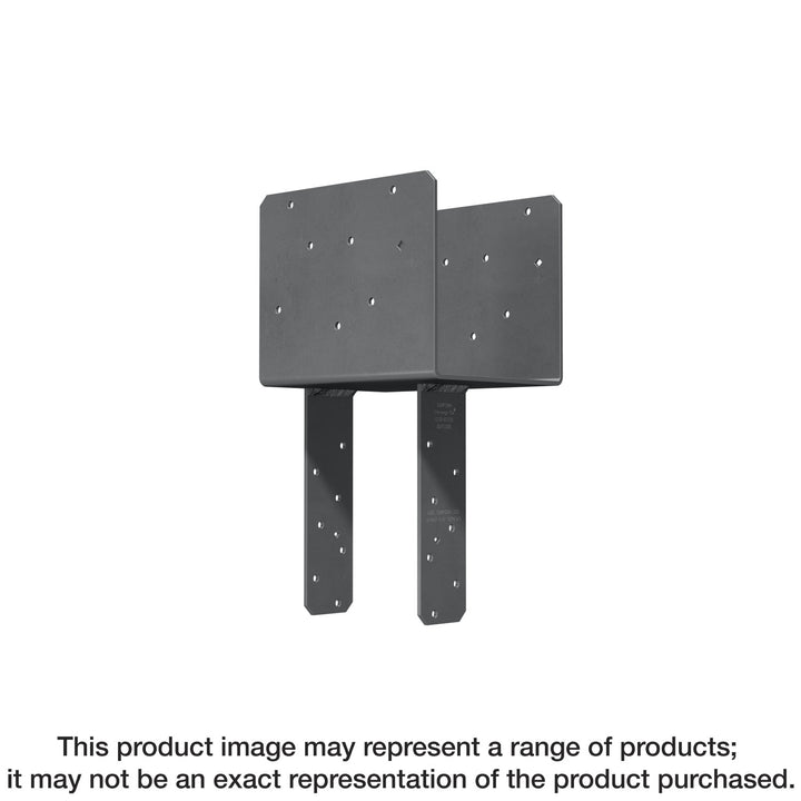 Simpson ECCQ76SDS2.5 ECCQ End Column Cap for 6-3/4 in. Beam, 6x Post, with Strong-Drive SDS Screws