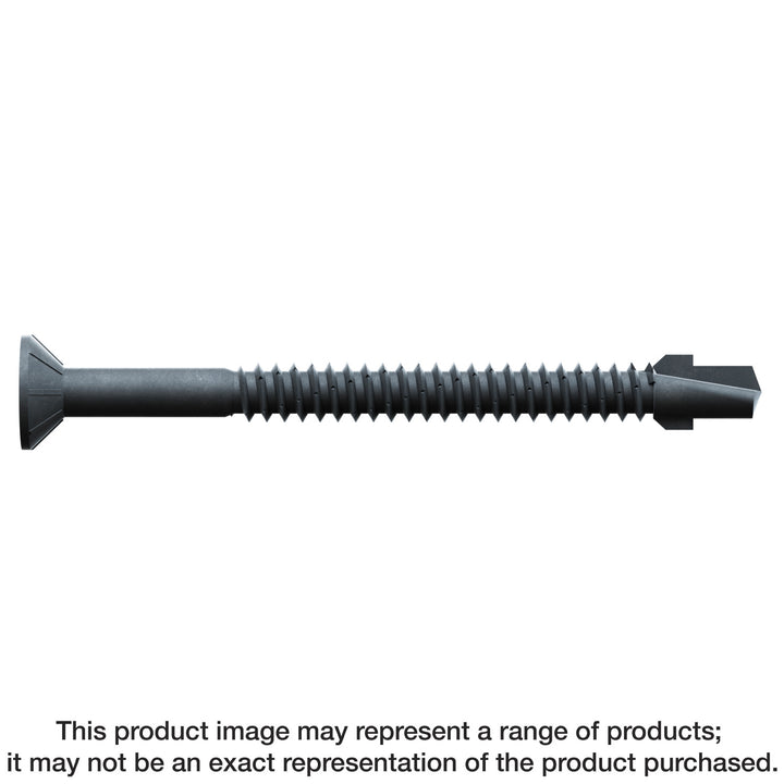 Simpson TBP1475R1000 Strong-Drive TB WOOD-TO-STEEL Screw — #14 x 3 in. #3 SQ, Black Phos. 1000-Qty