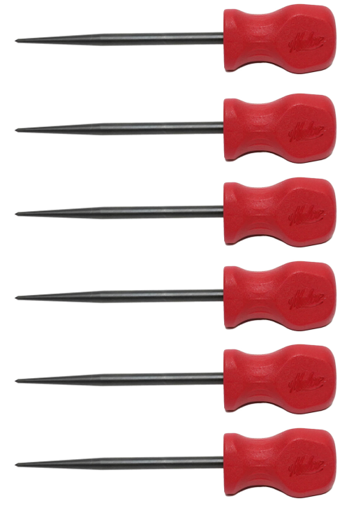 Malco A2 1/4 in. Large Grip Scratch Awl, 6/Box