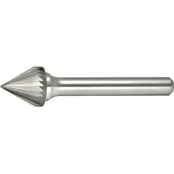 ALFA Tools B71316 SJ-9 CARBIDE BURR 60° CONE SINGLE CUT 1/pack