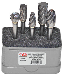 ALFA Tools B71290A 5PC . BURR SET ALUMACUT 1/pack