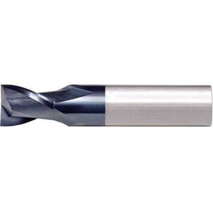 ALFA Tools SCS61351AL 1/2X1/2 SINGLE END 2 FLUTE CENTER CUTTING ALTIN CARBIDE END MILL 1/pack