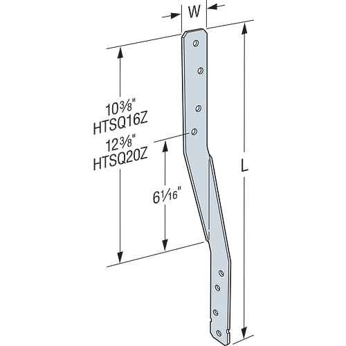 Simpson Strong-Tie HTSQ20SS-SDS HEAVY TWIST STRAP QUICK 20IN SS