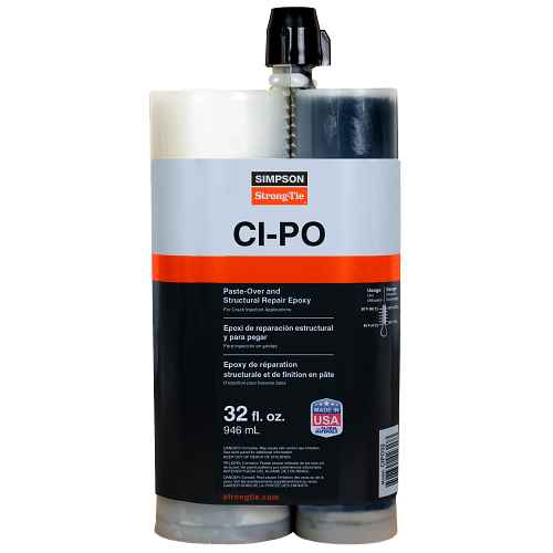 Simpson Strong-Tie CIPO3KT PASTE-OVER EPOXY AND CRACK SEALANT 3G KT