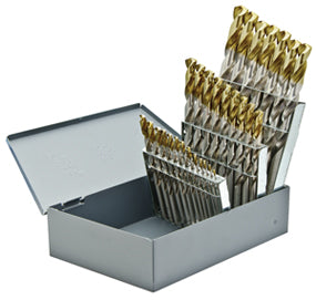 ALFA Tools S40190TT 29PC HSS SPLIT POINT TiN COATED TIPPED SET 1/pack