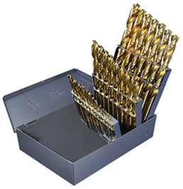 ALFA Tools S150197TN 26PC HSS ALFA USA A-Z SPLIT POINT TIN COATED JOBBER DRILL SET 1/pack