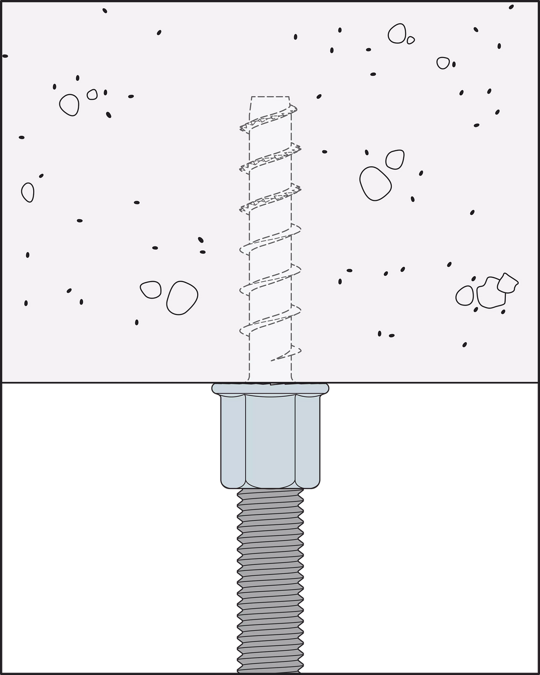 Simpson THDB37158RH Titen HD 1/4 in. x 1-5/8 in. Threaded Rod Hanger for 3/8-in. Rod 50-Qty