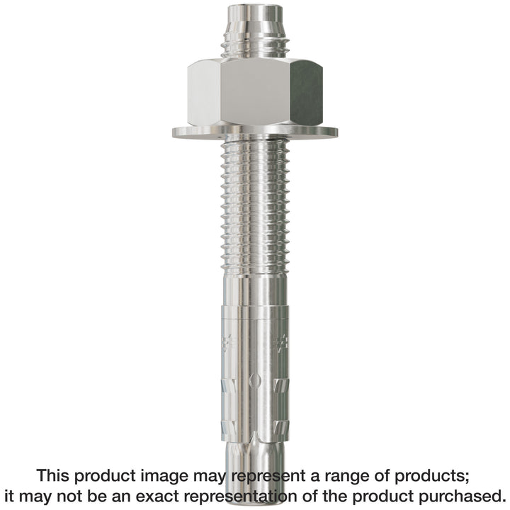 Simpson STB2-624124SS Strong-Bolt 2 — 5/8 in. x 4-1/2 in. Type 304 Stainless-Steel Wedge Anchor 20-Qty