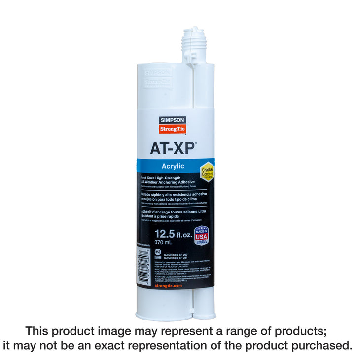 Simpson AT-XP13 AT-XP 12.5-oz. High-Strength Acrylic Anchoring Adhesive Cartridge w/ Nozzle