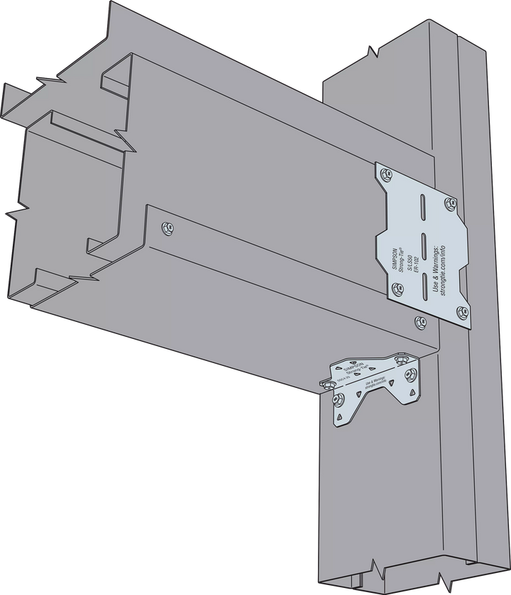 Simpson SFC4.25-R175 SFC 1-1/2 in. x 1-3/4 in. x 4-1/4 in. Steel Framing Connector 175-Qty