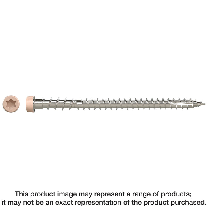 Simpson DCU234MB305TN05 Deck-Drive DCU COMPOSITE Screw — #10 x 2-3/4 in. T20, Type 305, Tan 05 1750-Qty