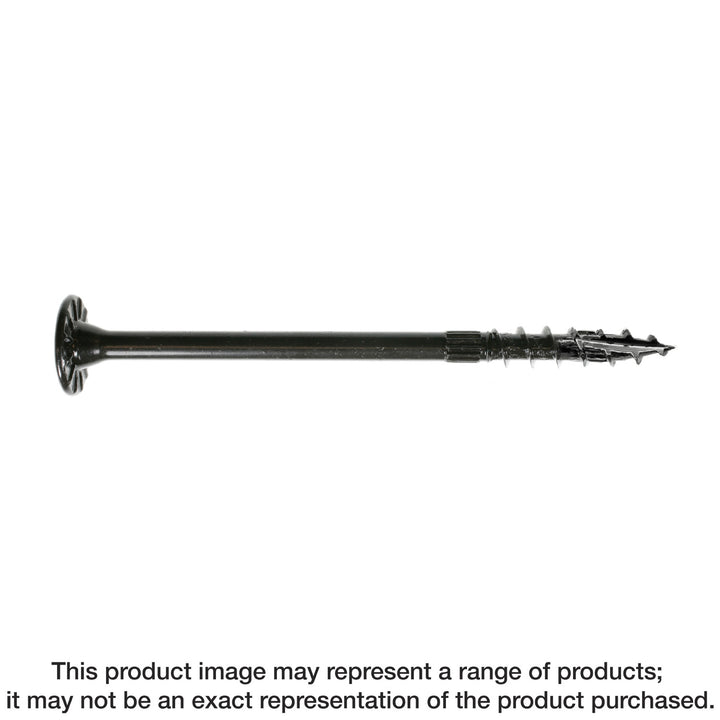 Simpson SDW22638MB Strong-Drive SDW TRUSS-PLY Screw — .220 in. x 6-3/8 in. T40 6-Lobe E-coat 200-Qty