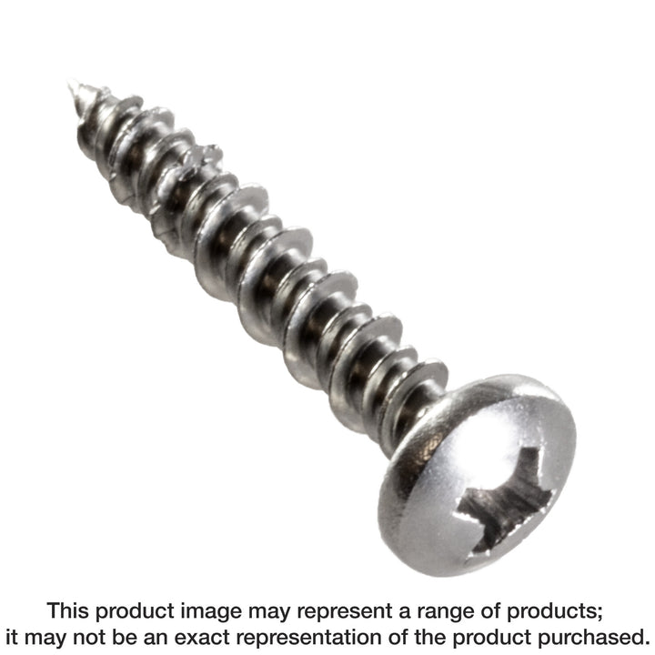 Simpson T08J100PXC Marine Screw, Pan Head — #8 x 1 in. #2 Phillips Drive, Type 316 100-Qty