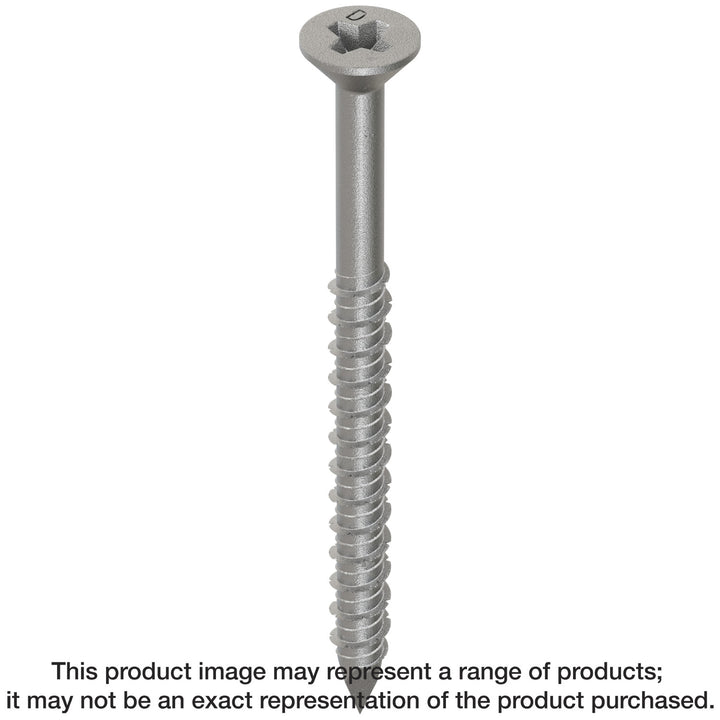 Simpson TTN25314PFSS Titen 1/4 in. x 3-1/4 in. Phillips Flat-Head Stainless-Steel Concrete and Masonry Screw 100-Qty