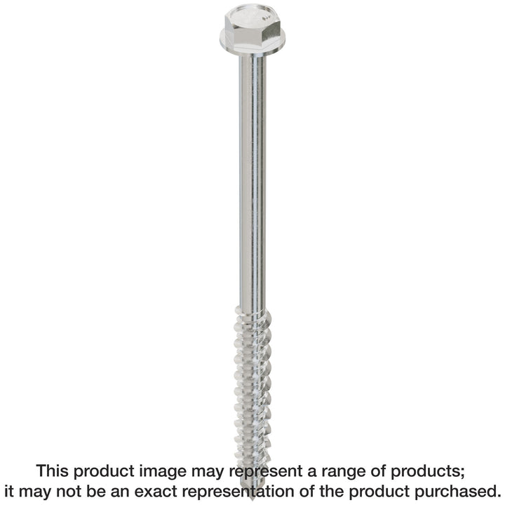 Simpson TTN25334HSS Titen 1/4 in. x 3-3/4 in. Hex-Head Stainless-Steel Concrete and Masonry Screw 100-Qty